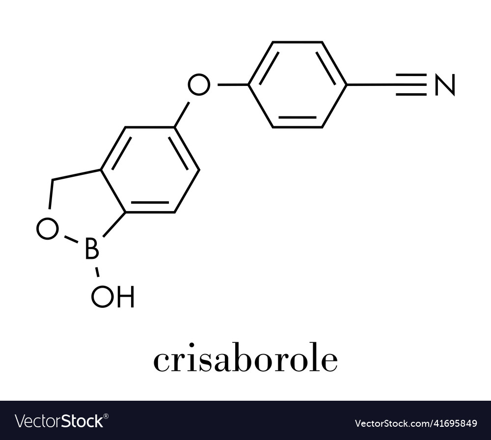 Crisaborole eczema drug molecule