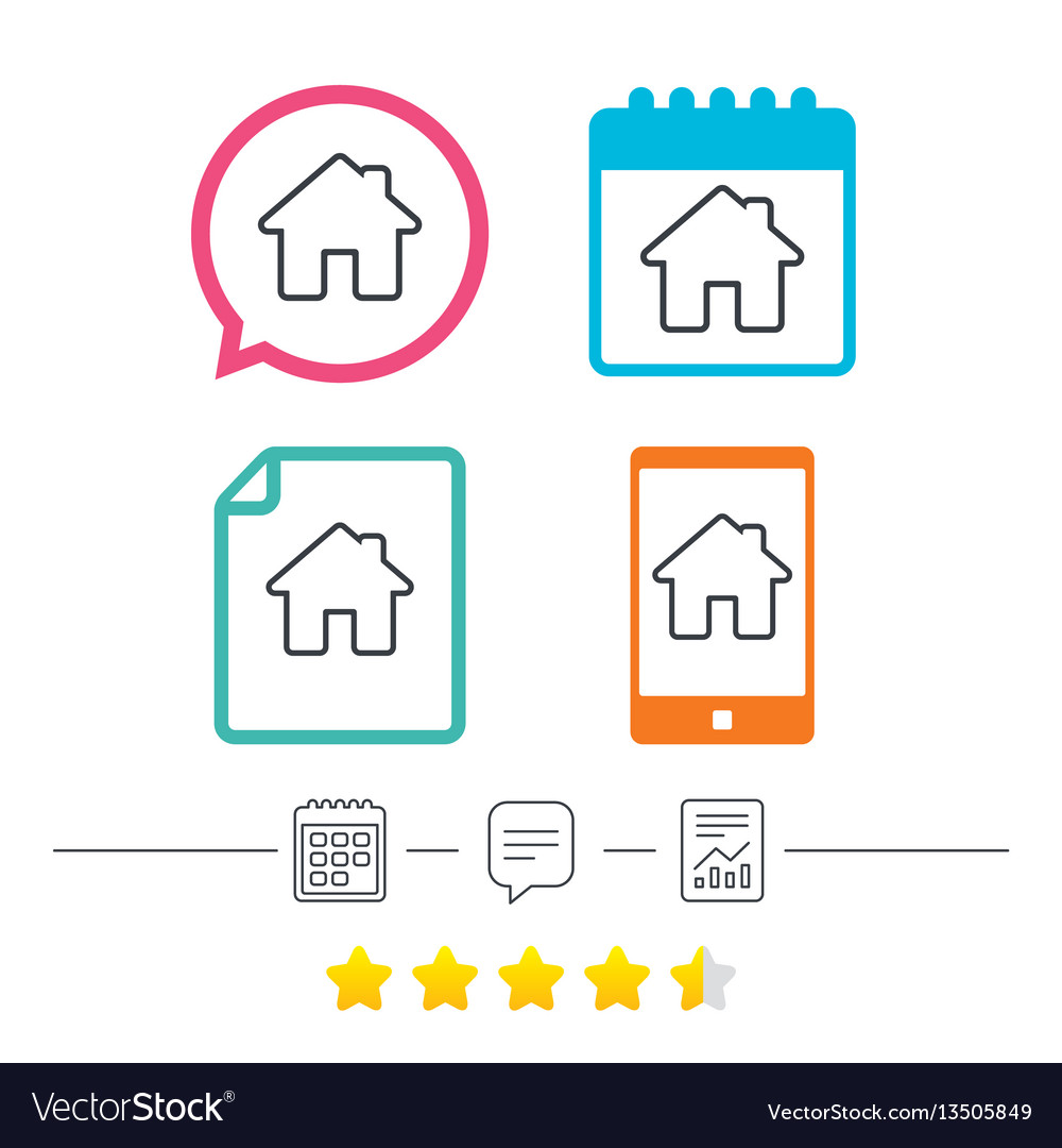 Home sign icon main page button navigation