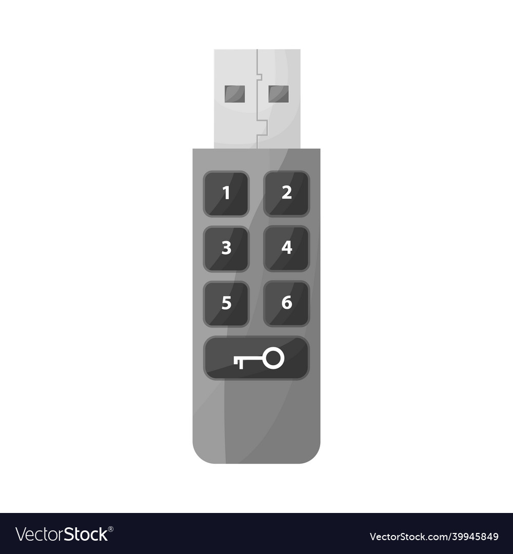 Isoliertes Objekt von USB und Speicherzeichen Web
