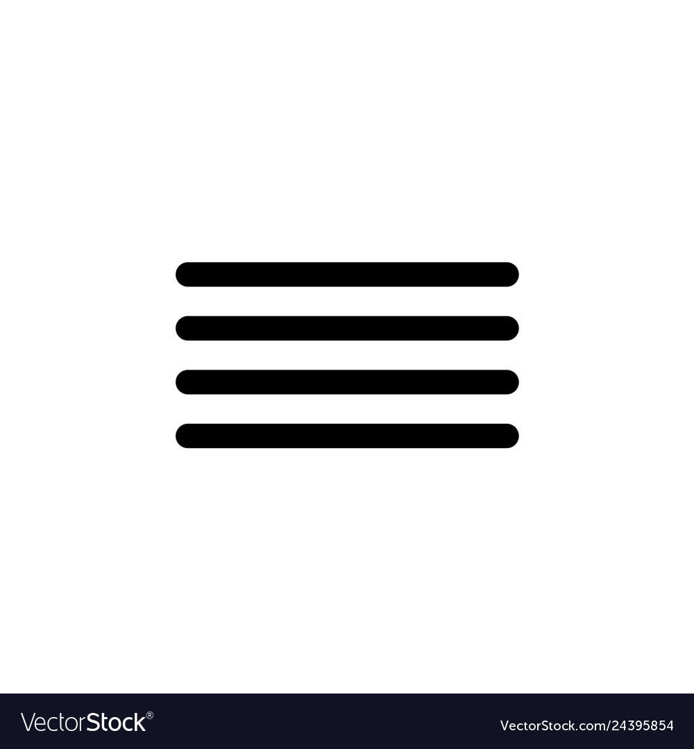 Alignment text icon simple thin line outline vector image Alignment text icon simple thin line outline