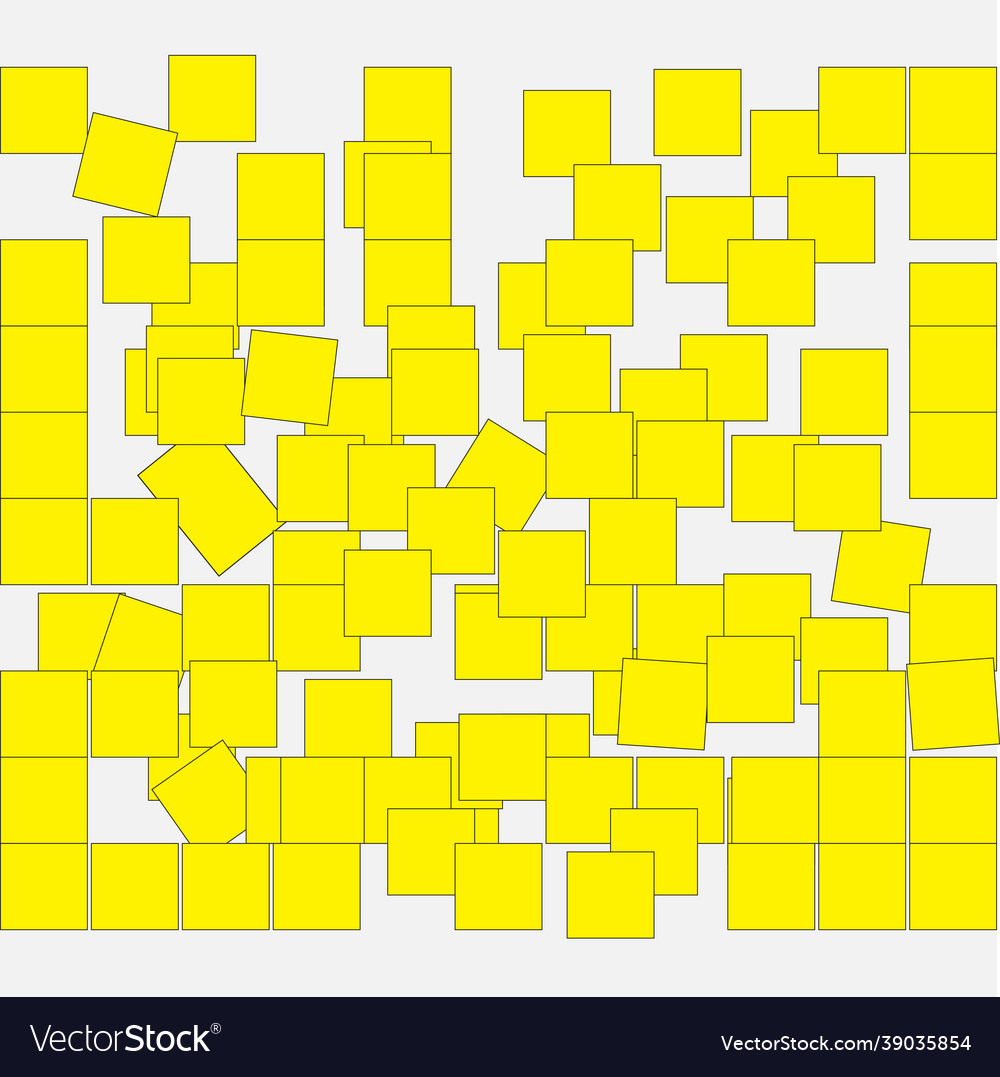 Box pattern modern template with yellow can vector image Box pattern modern template with yellow can
