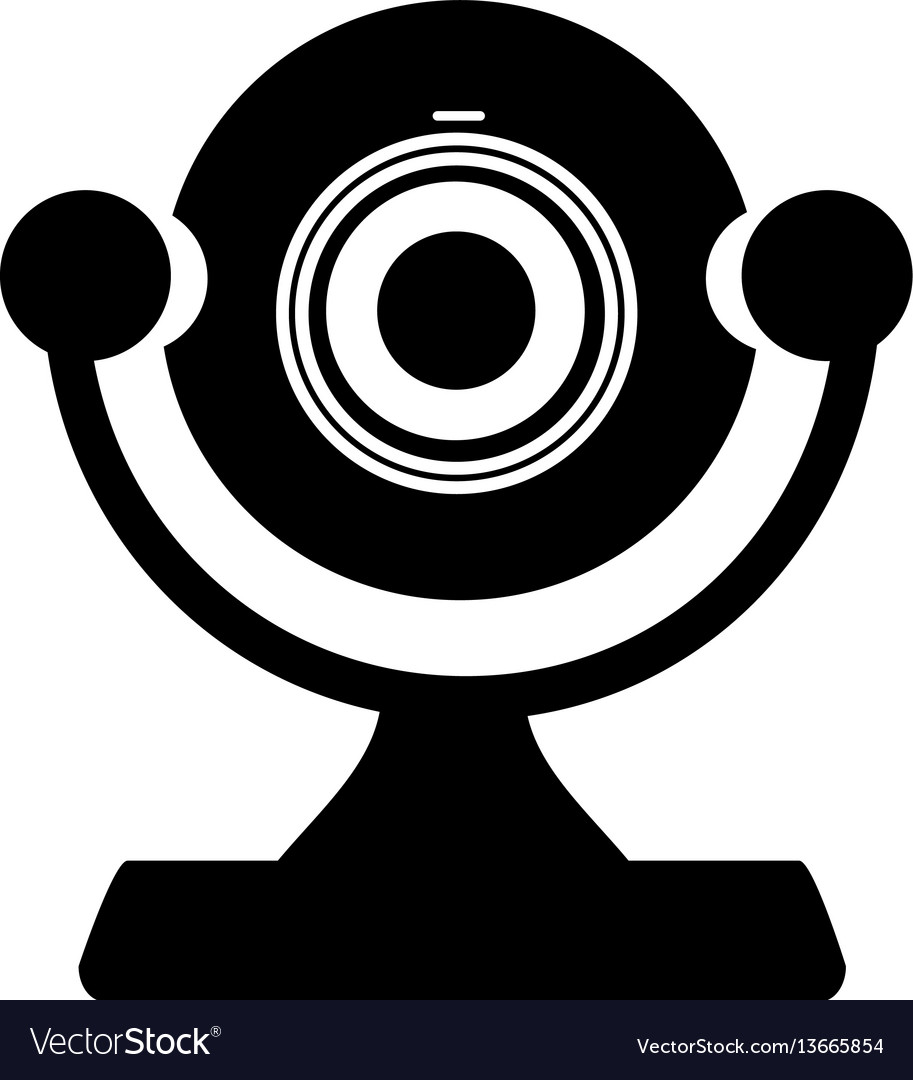 Digital computer camera icon