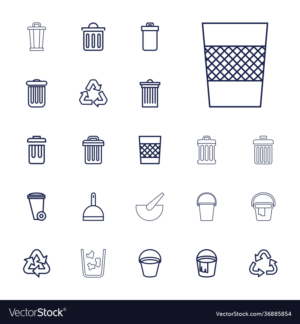 Garbage icons