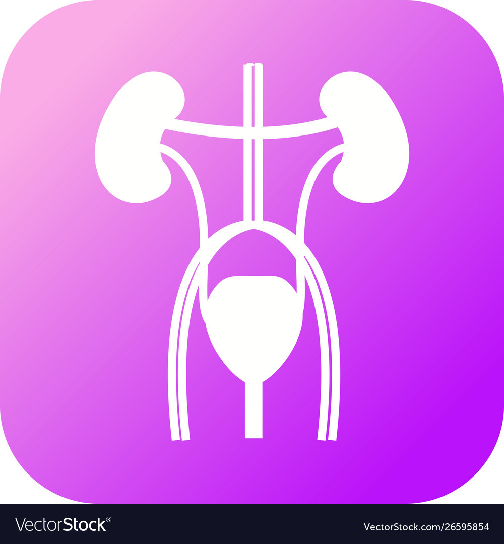 Glyph icon with gradient background