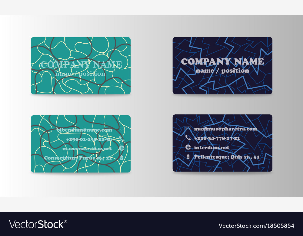 Modern creative and trending business card design