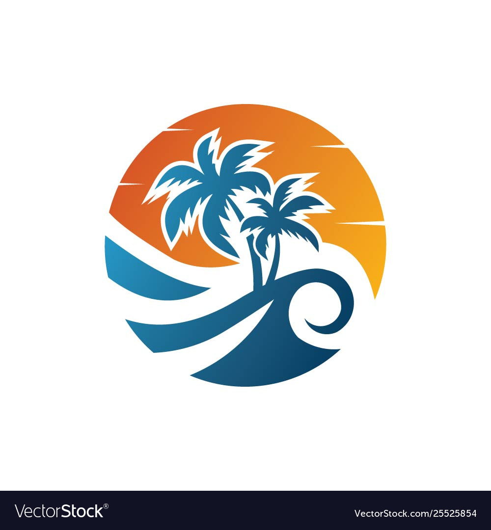 Sea logo template