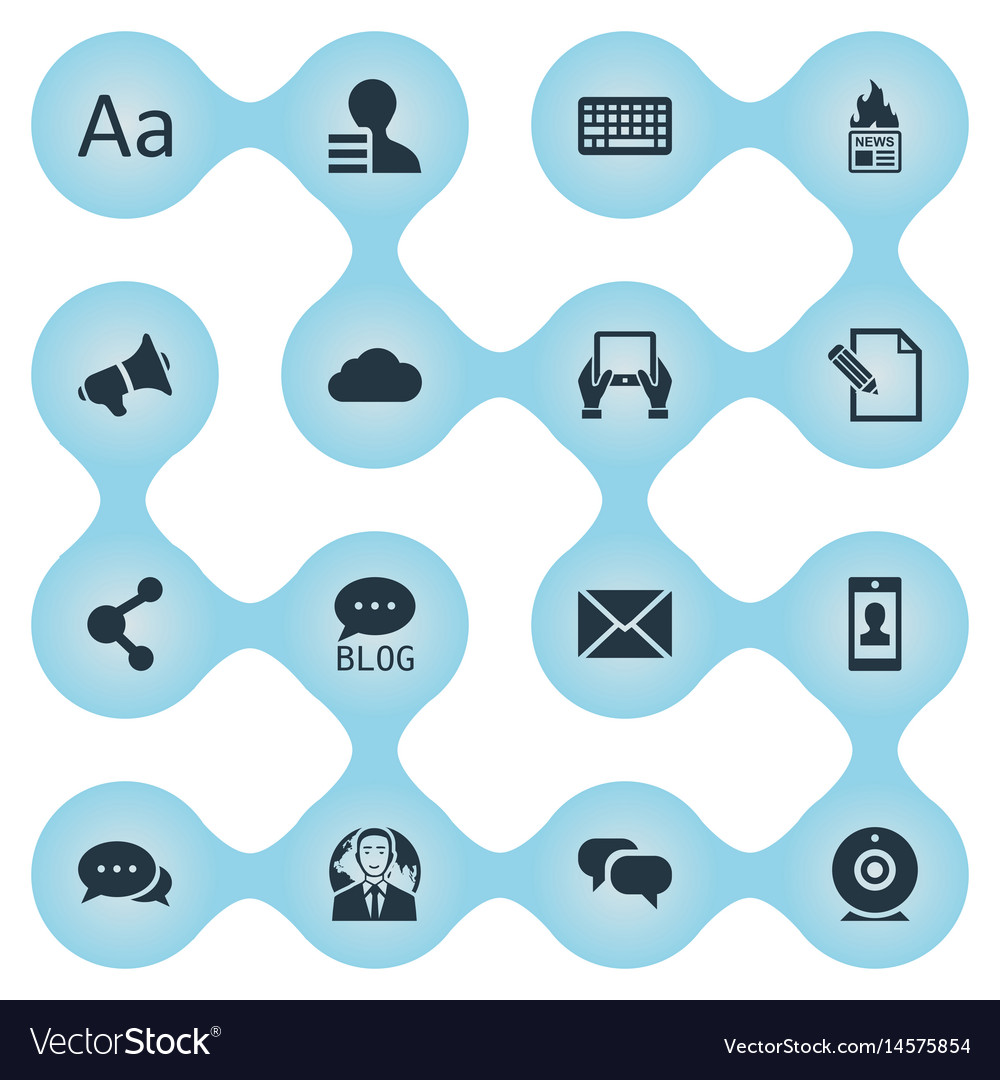 Set of simple user icons