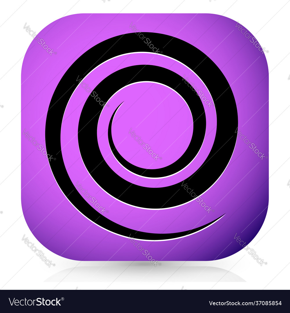 Spiral swirl twirl icon design element