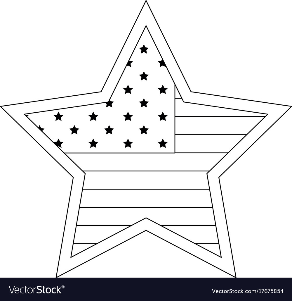 United states flag Royalty Free Vector Image - VectorStock