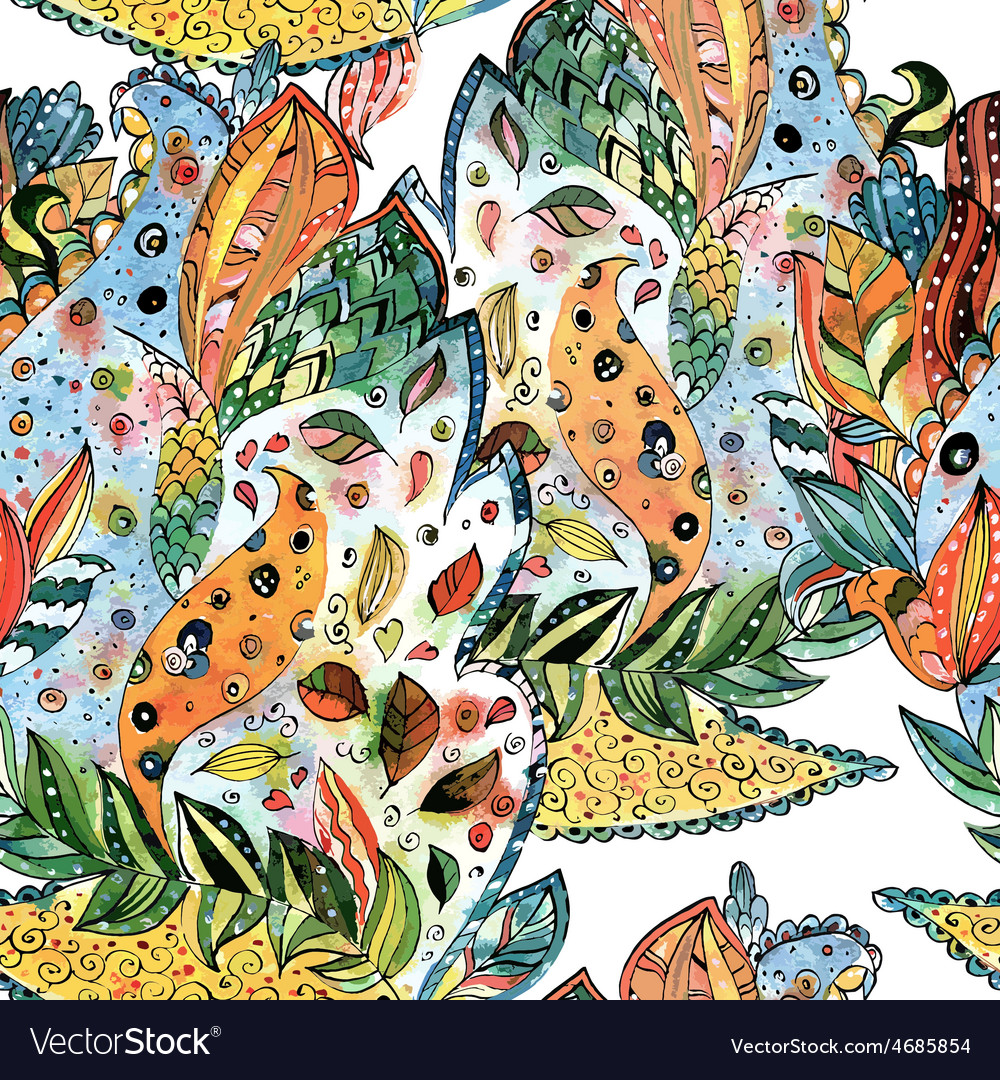Watercolor Magic Pattern Texture