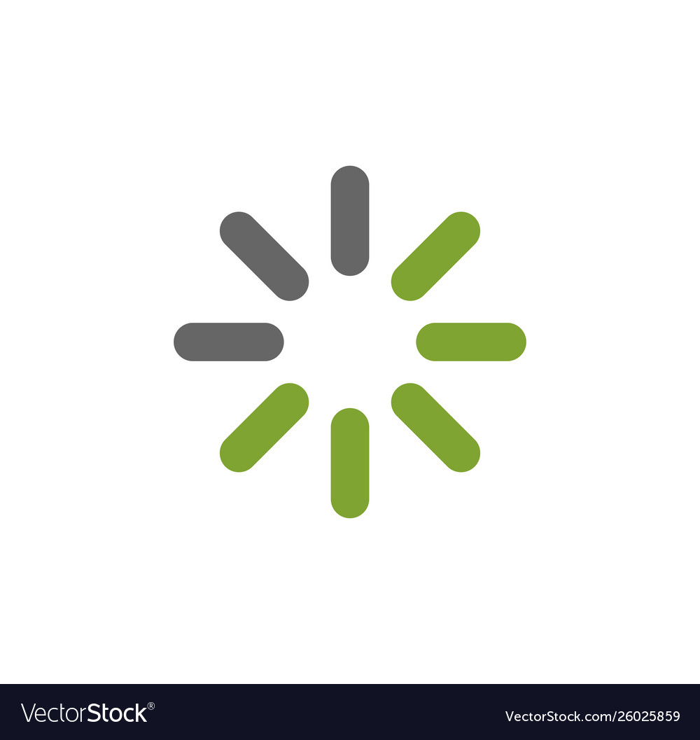 Loading related icon on background for graphic