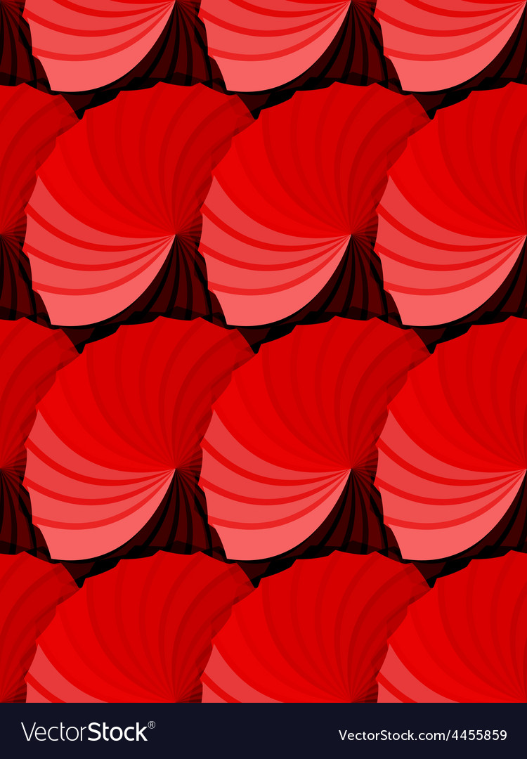 Red Rosette Gradient Pattern