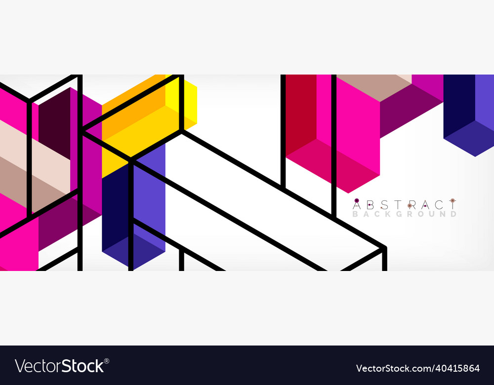 Abstract background 3d cubes cubic elements