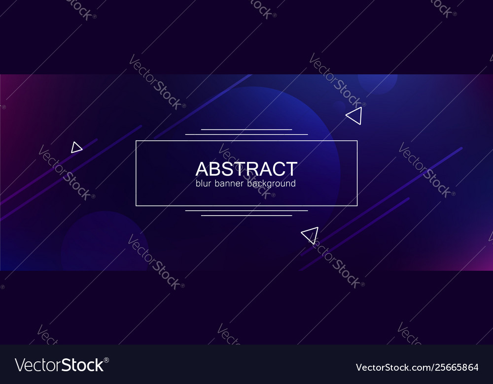 Abstract banner with gradient shapes
