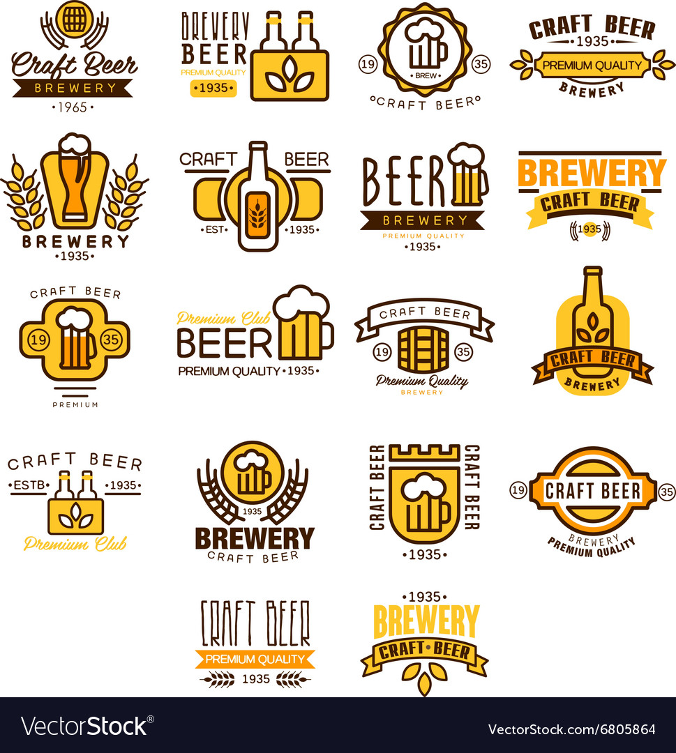 Beer Badge & Logo Collection
