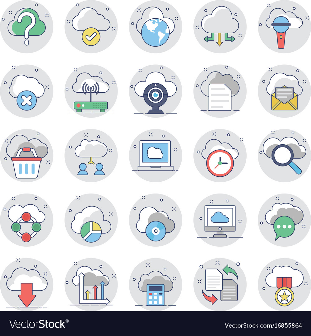Cloud Computing Icons