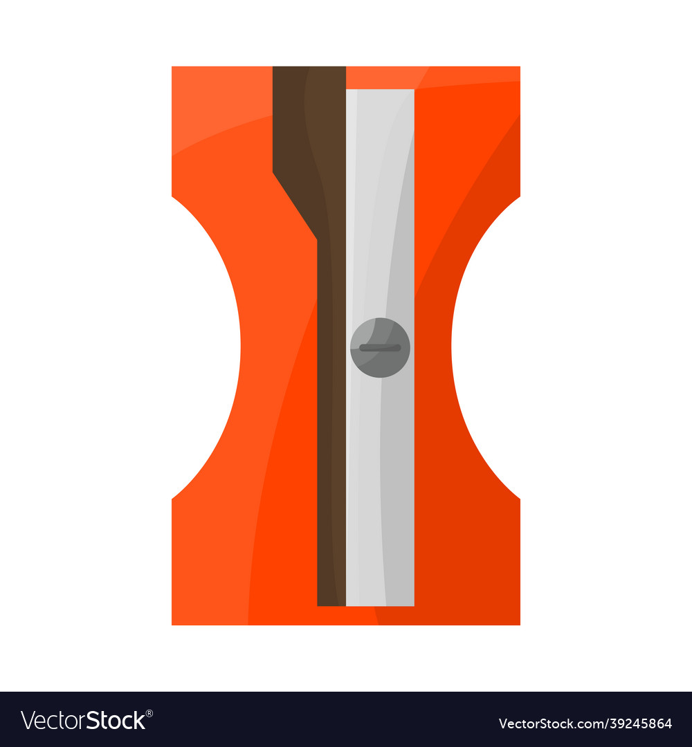 Isolated object of sharpener and mechanical icon vector image Isolated object of sharpener and mechanical icon