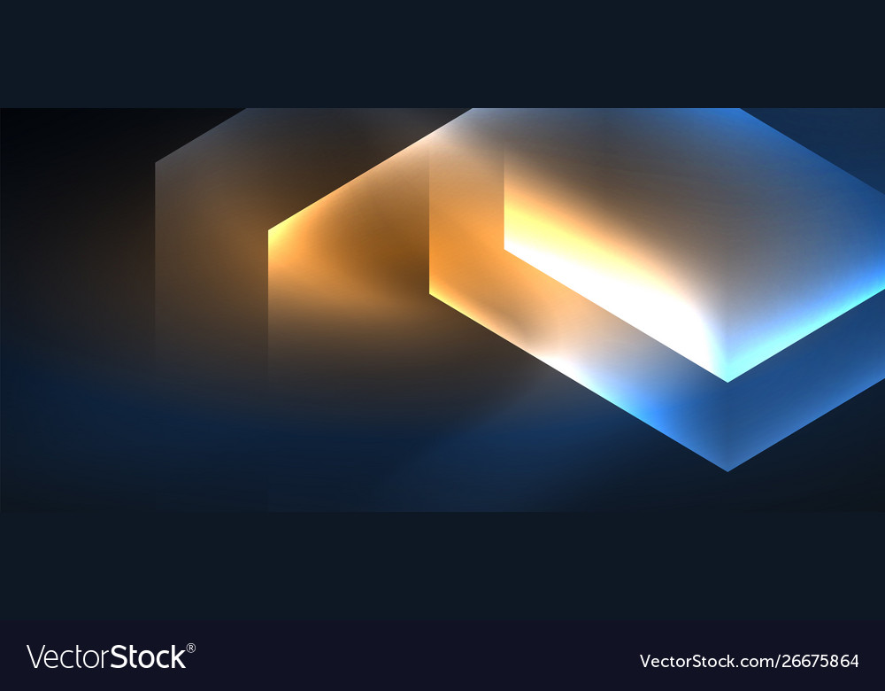 Neon shiny color lines background abstract vector image Neon shiny color lines background abstract