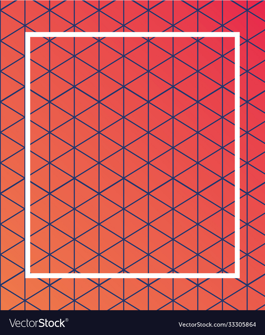 Orange gradient and pattern background with frame