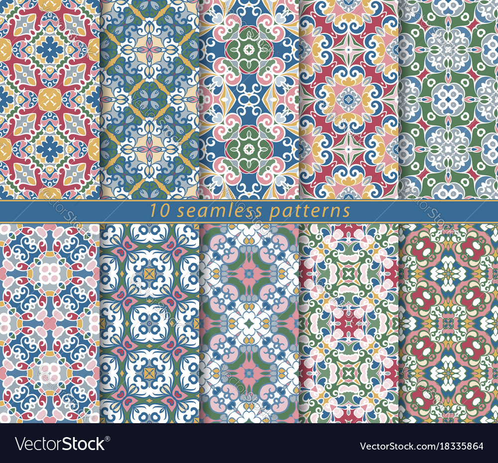 Set of seamless pattern