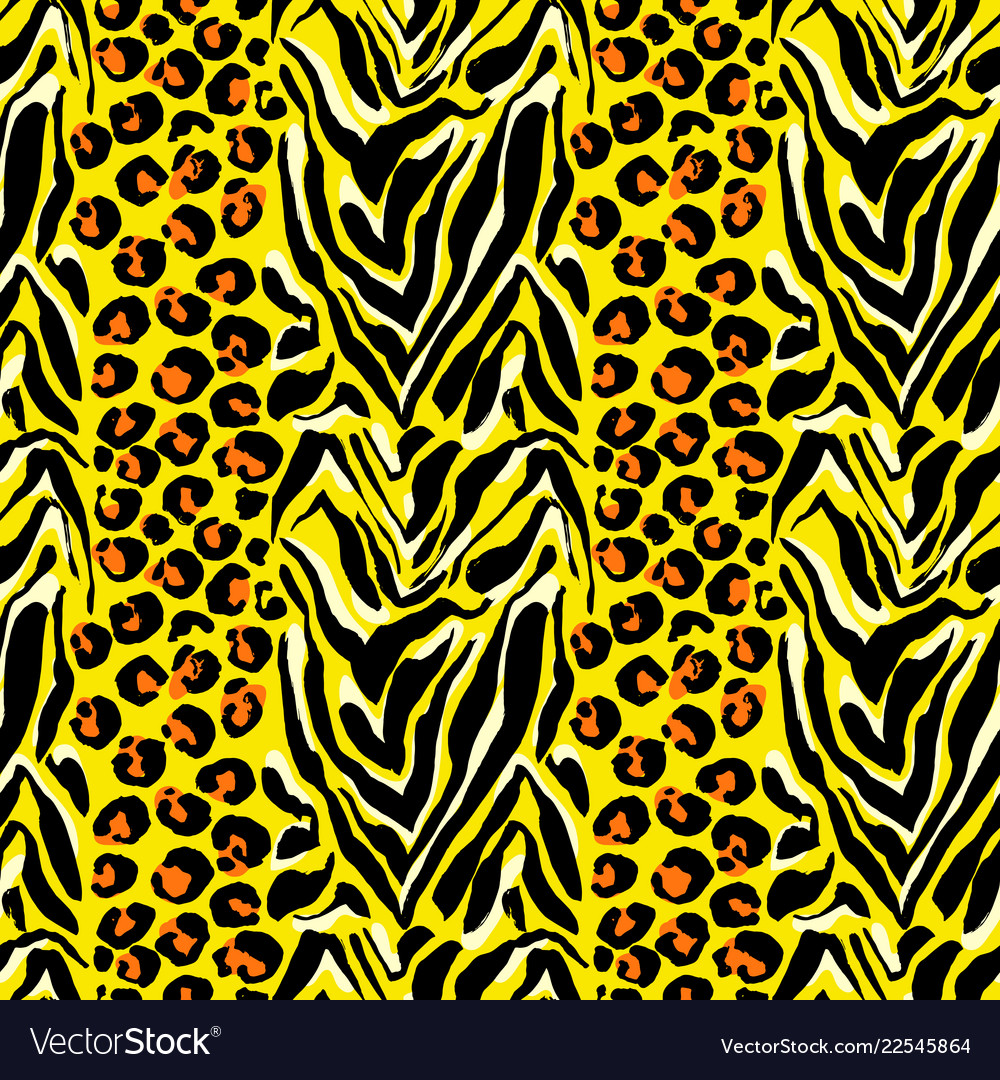 Zebra Print Seamless Pattern