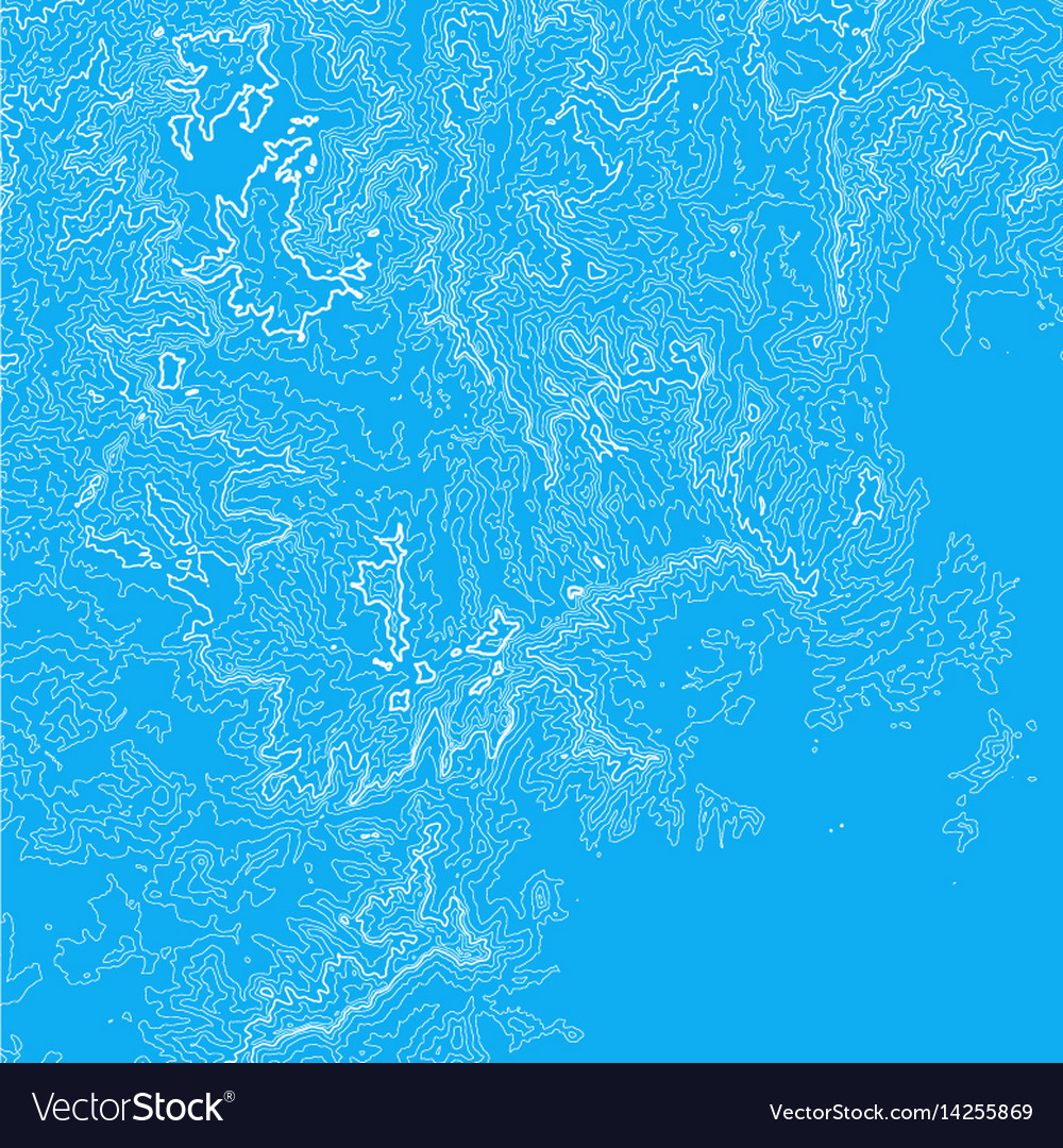 Abstract blue earth relief map