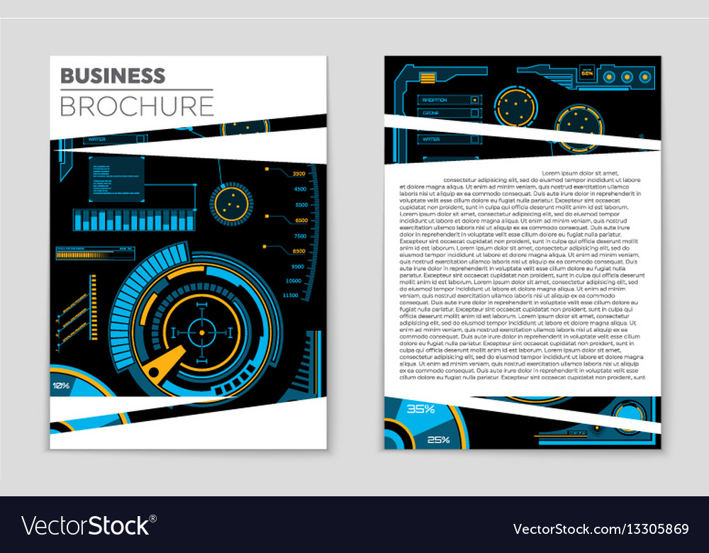 Abstract layout background set for art