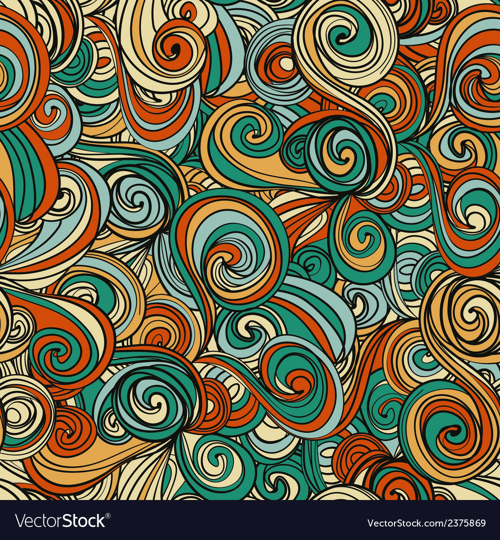 Abstract Wave Pattern - Flowing Lines