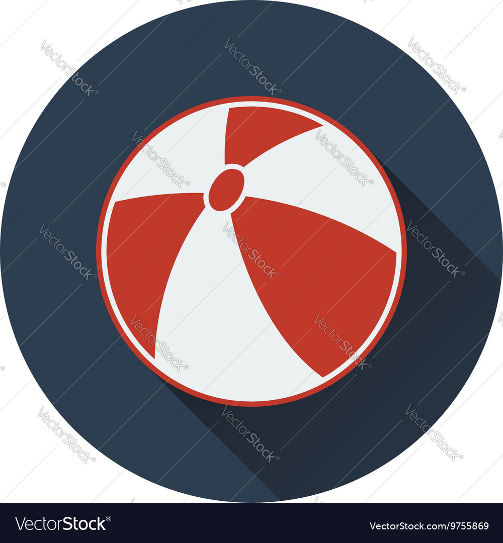 Baby rubber ball icon Royalty Free Vector Image