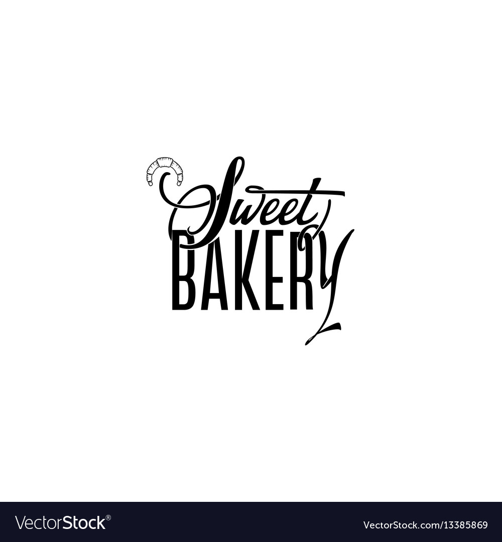 Badge set for small businesses - sweet bakery