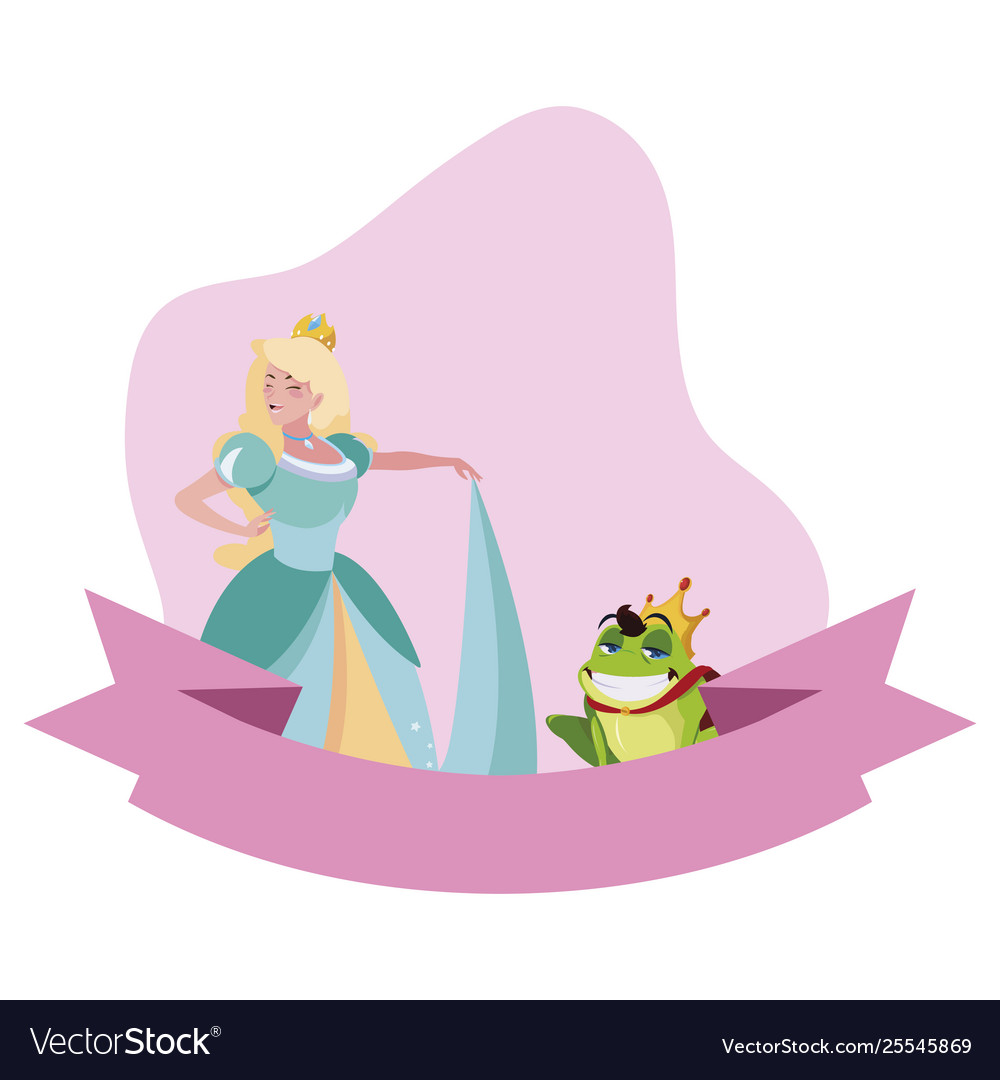 Schöne Prinzessin und toad Prinzessin Geschichten