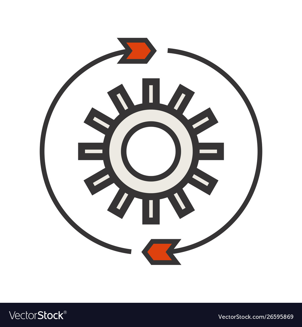 Conversion setting line filled icon
