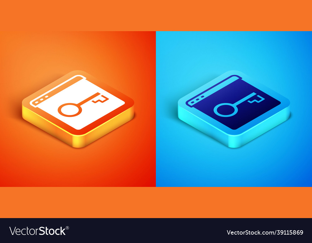 Isometric secure your site with https ssl icon vector image Isometric secure your site with https ssl icon