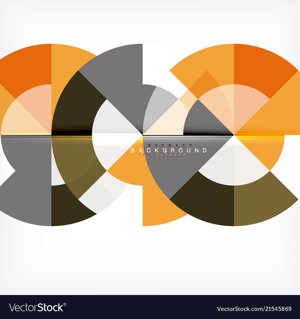 Modern circle abstract background vector image Modern circle abstract background