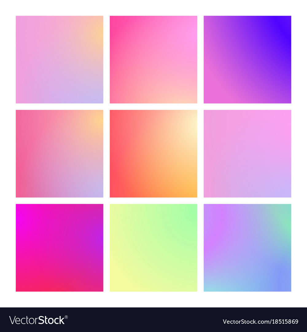 Modern gradient set abstract background