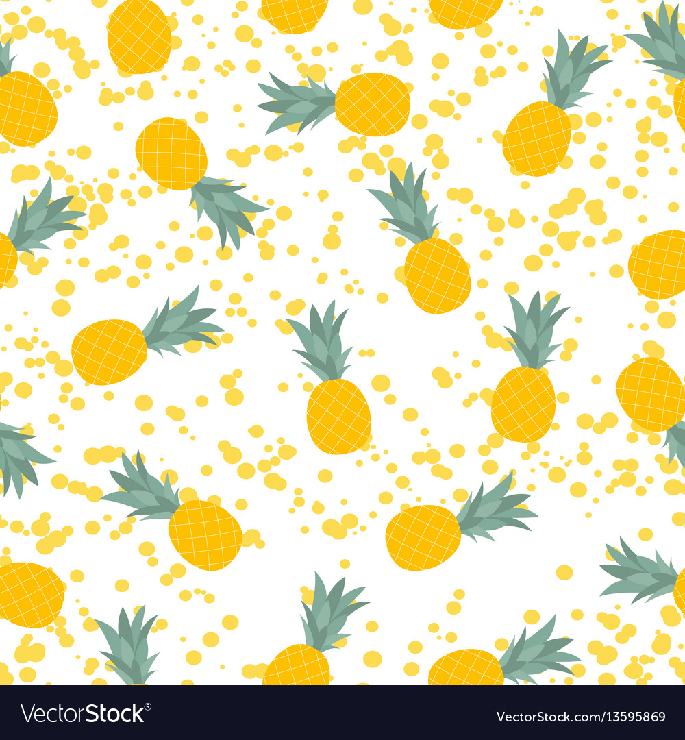 Pineapple Seamless Pattern