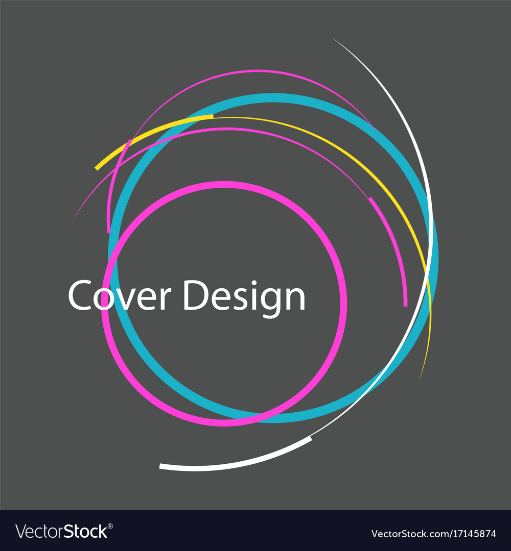 Abstract line circle design