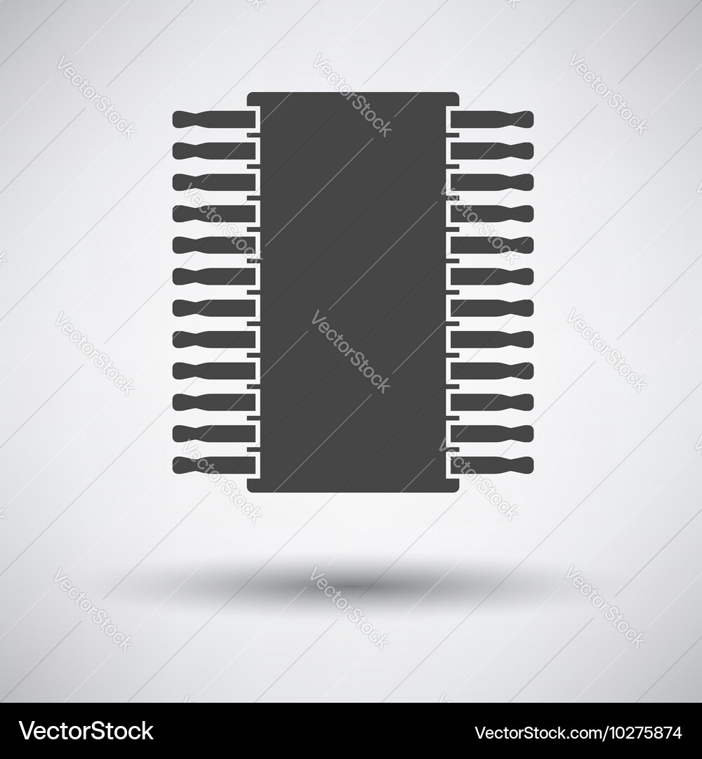 Chip icon Royalty Free Vector Image - VectorStock