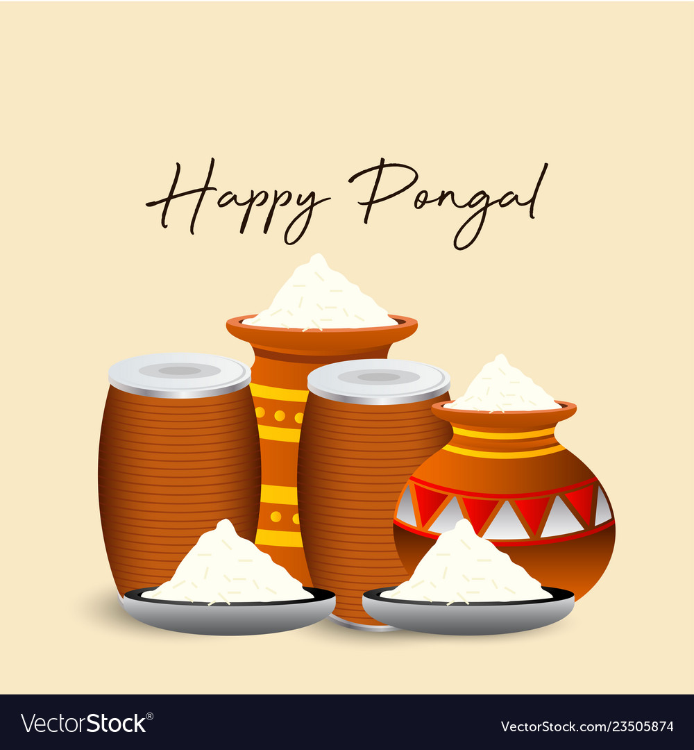 Happy pongal festival background