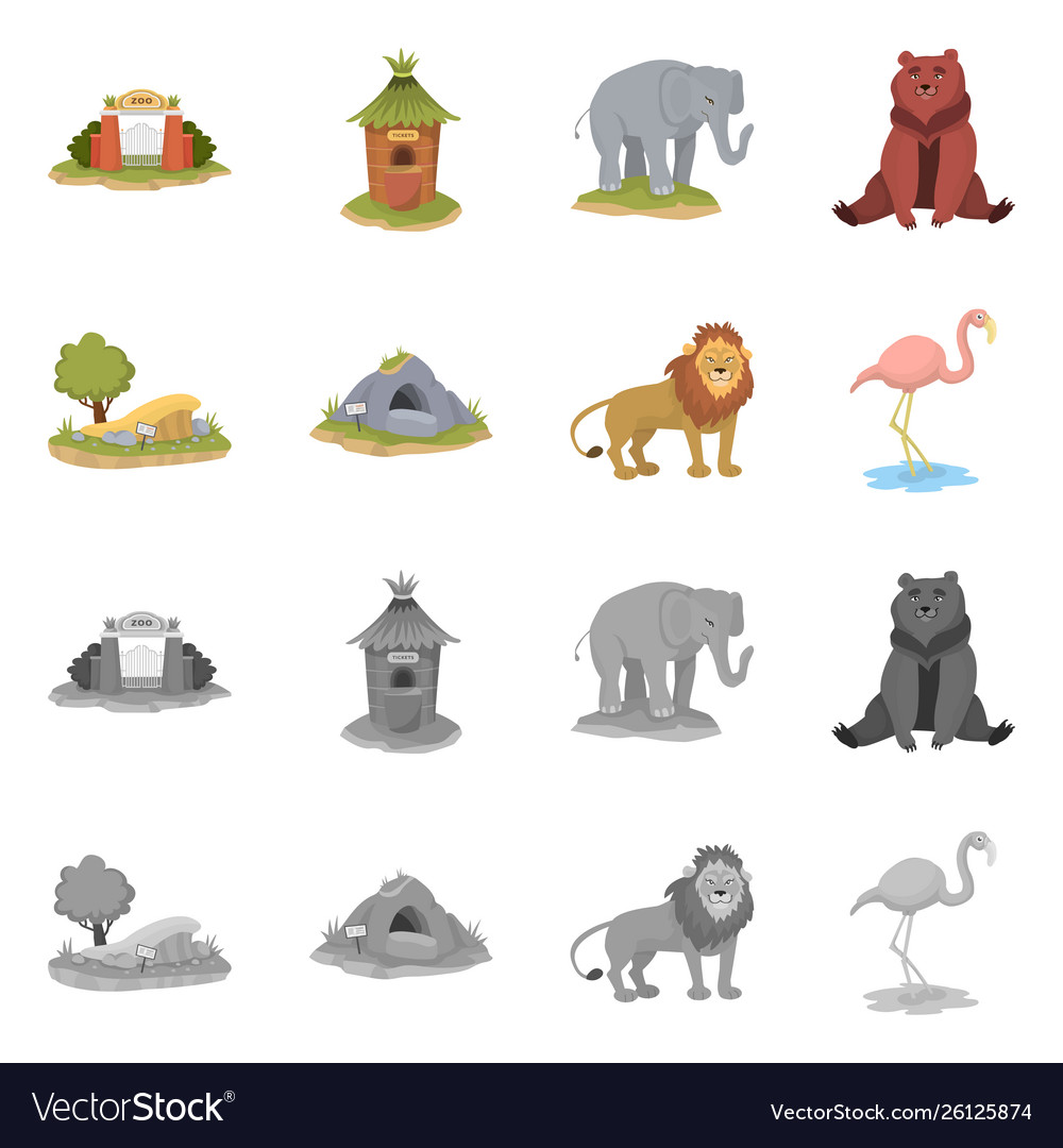 Isolated object nature and fun symbol set vector image Isolated object nature and fun symbol set