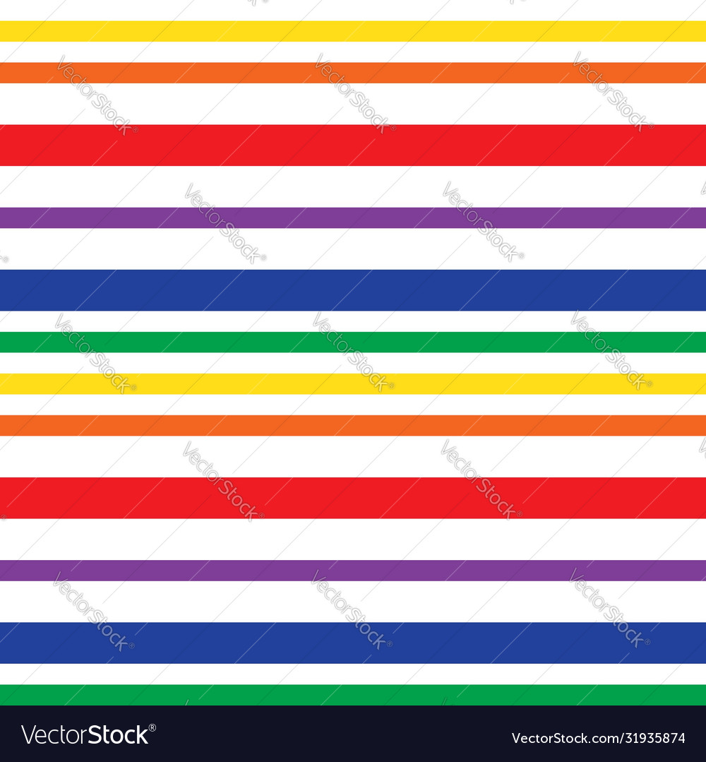 Rainbow stripe seamless pattern background Vector Image Rainbow stripe seamless pattern background
