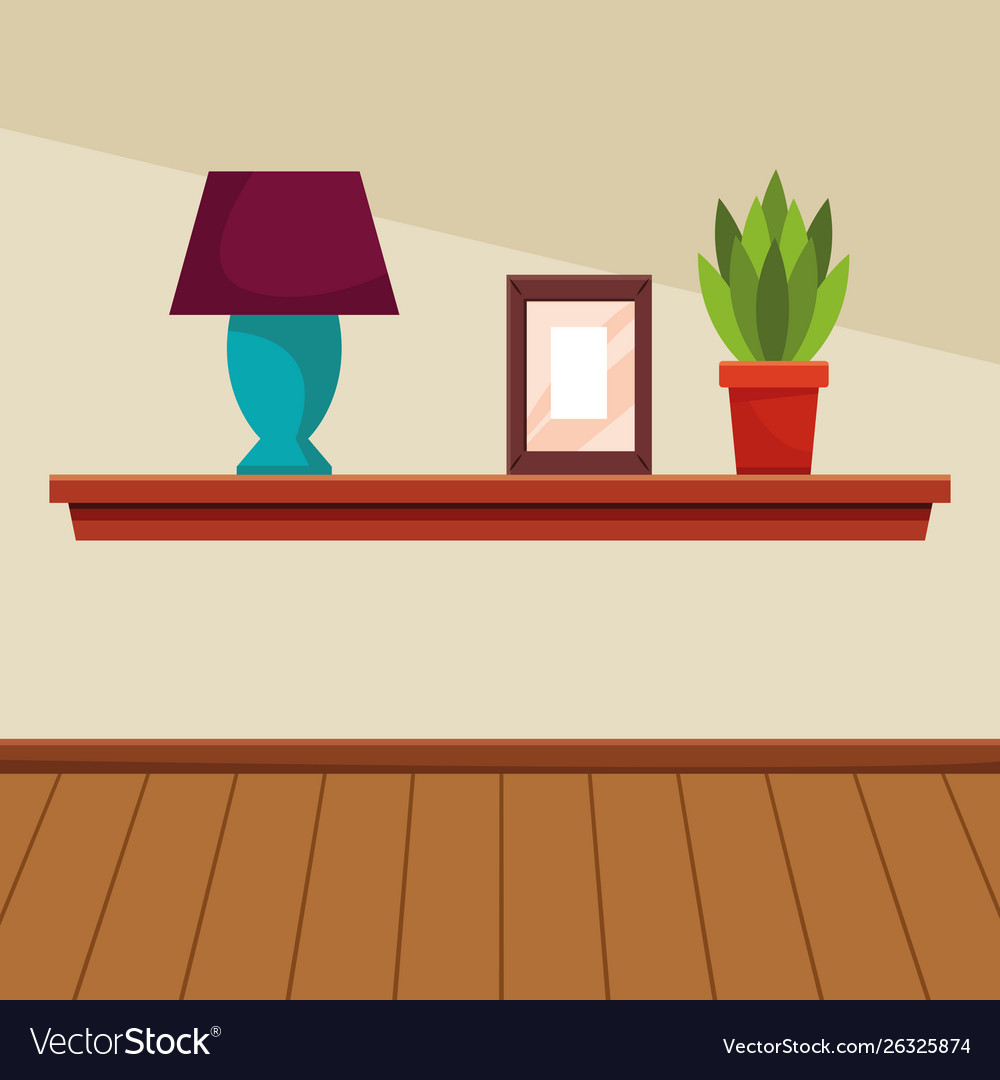 Shelf with Decorative Objects