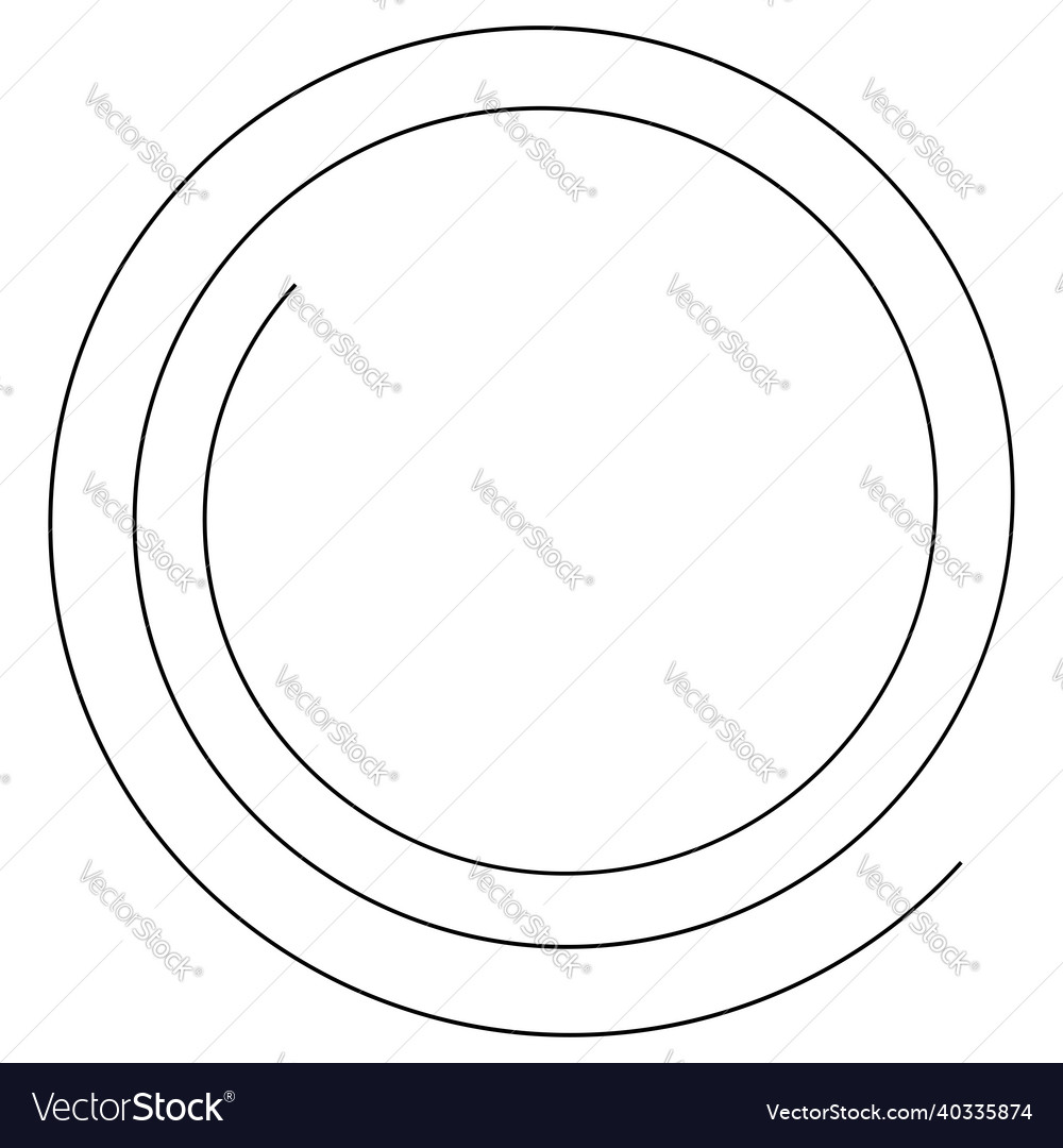 Spiral swirl twirl volute design element