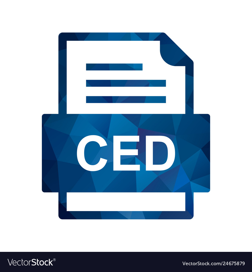 Ced file document icon