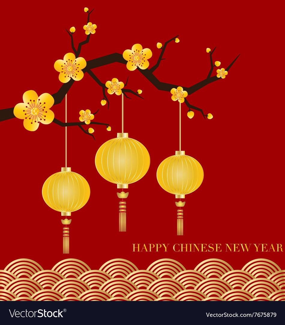 Chinese new year greeting card