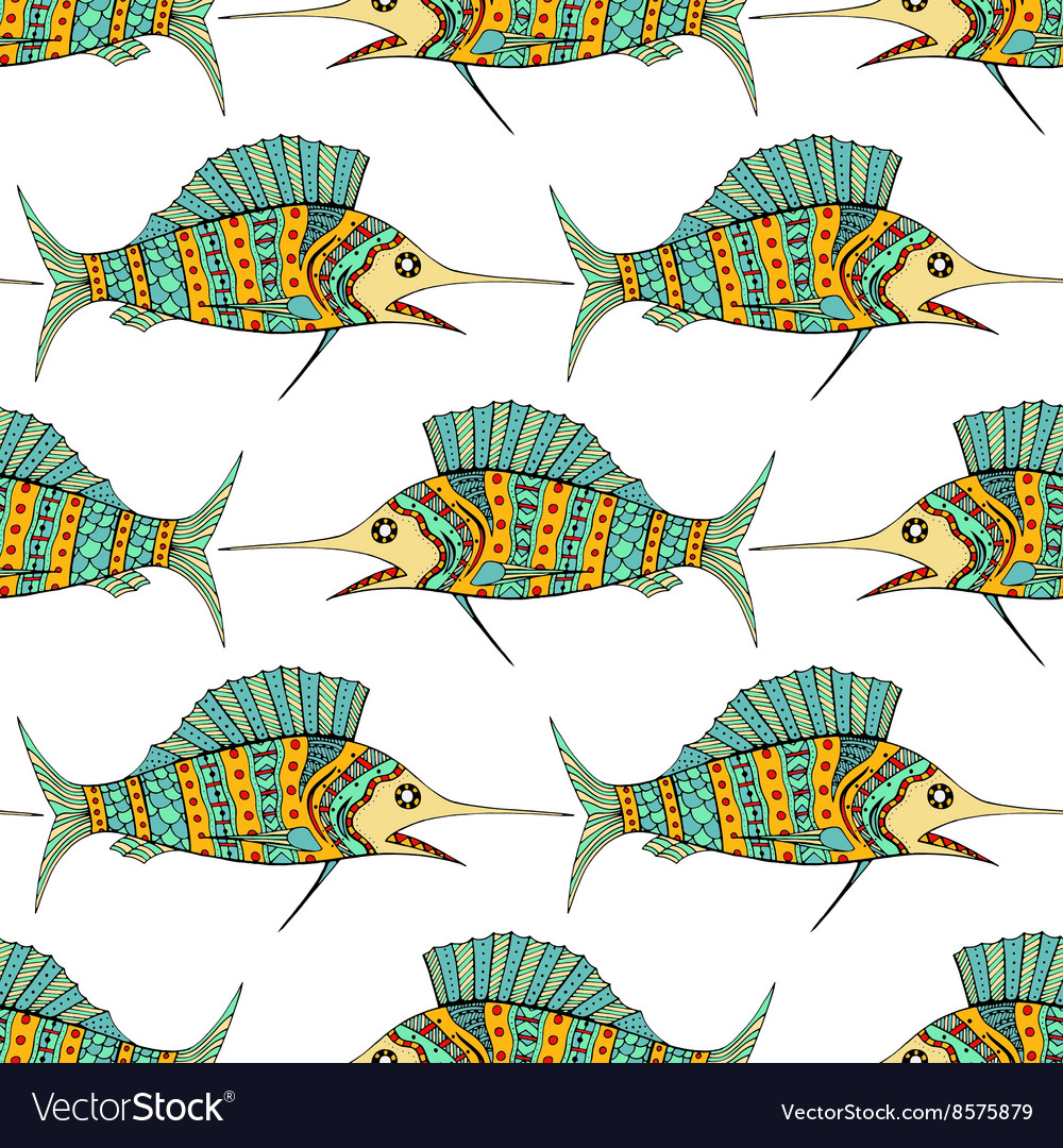 Fish Pattern Background