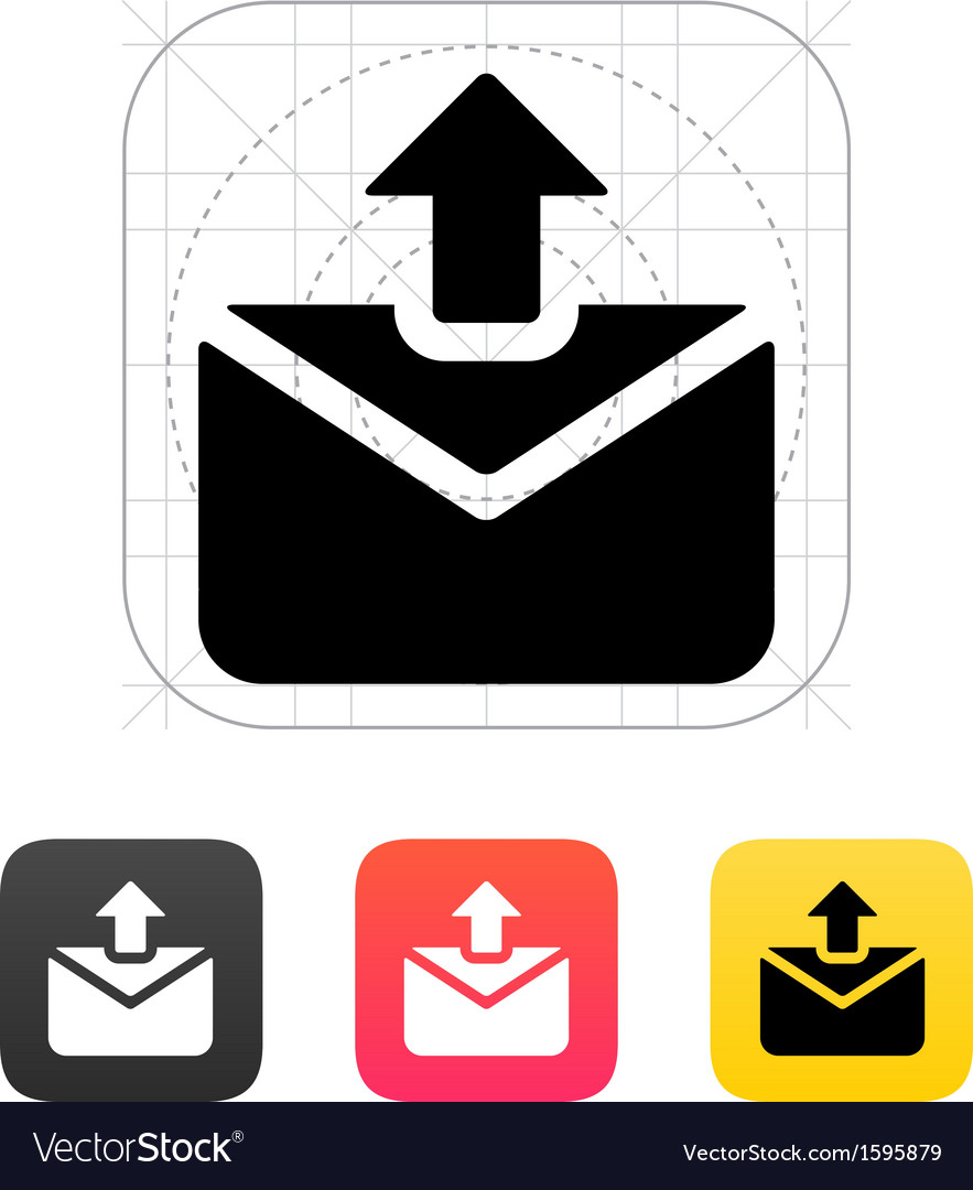 Sending mail icon