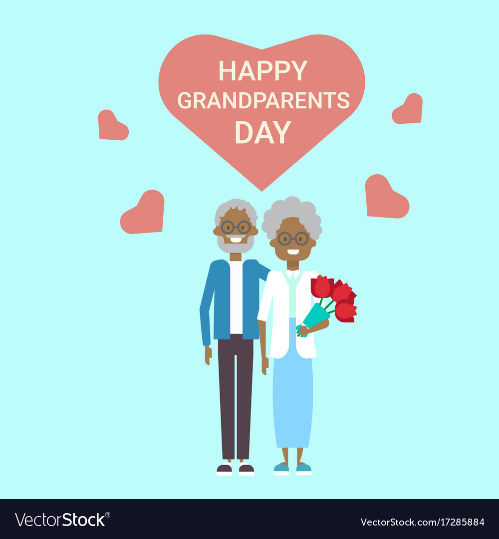 Happy grandparents day greeting card holiday