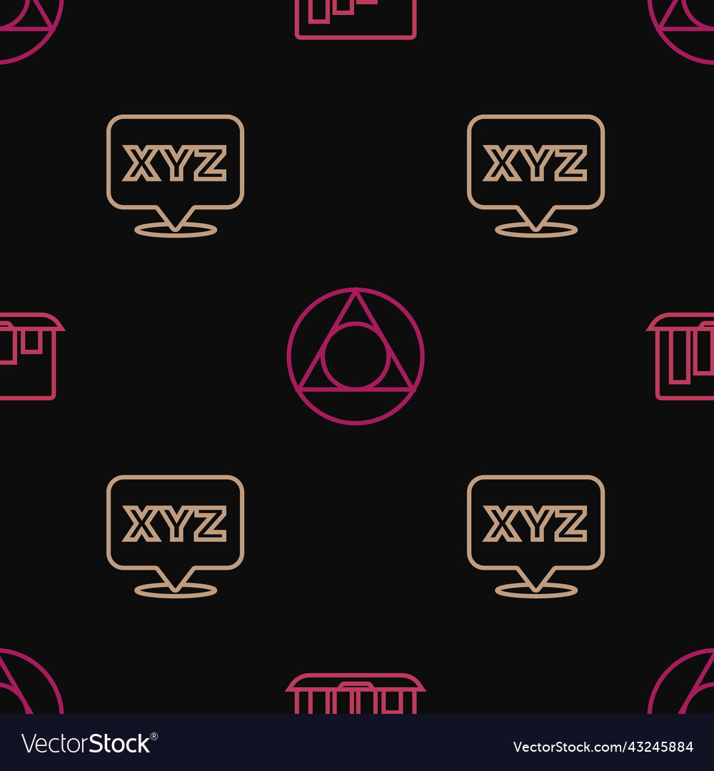 Set line laptop with graph chart xyz coordinate vector image Set line laptop with graph chart xyz coordinate