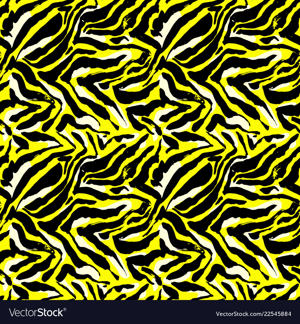 Tiger print seamless pattern